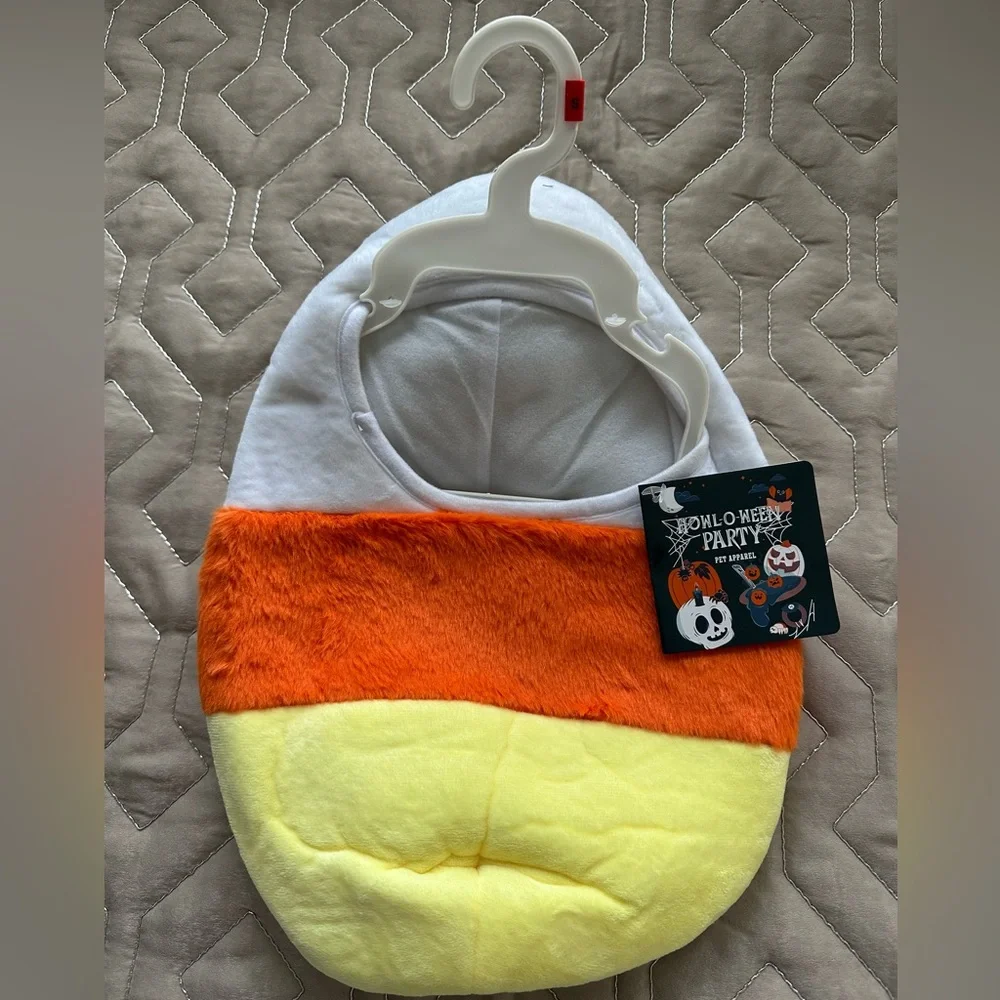 🆕Halloween Candy Corn Pet Costume